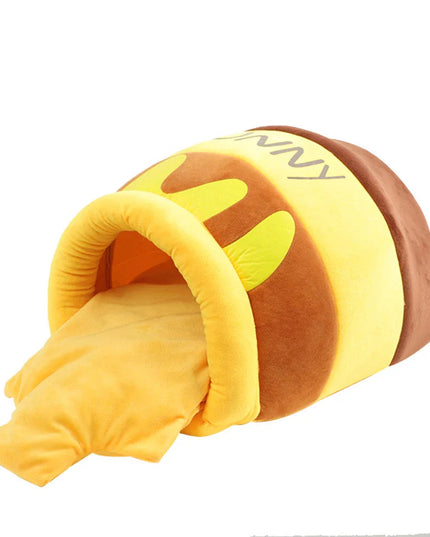 Adorable Honey Jar Theme Cat Bed