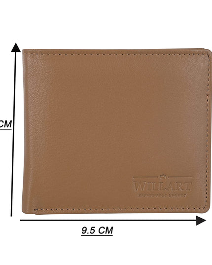 Willart Mens RFID Bifold Wallet | Leather Wallets For Men RFID