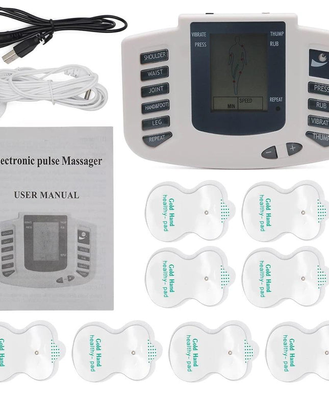 Tens Massager Digital Therapy Acupuncture Machine Massage Shoes Set