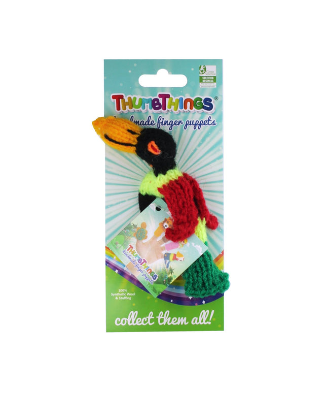 Rainforest Toucan Finger Puppet