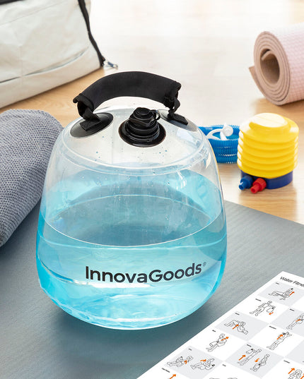 Water-filled Kettle Bell for Fitness Training with Exercise Guide