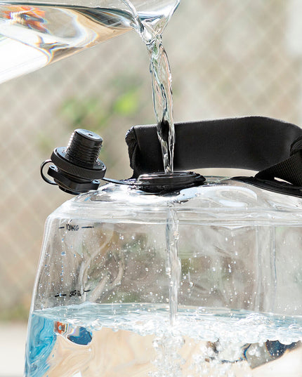 Water-filled Kettle Bell for Fitness Training with Exercise Guide
