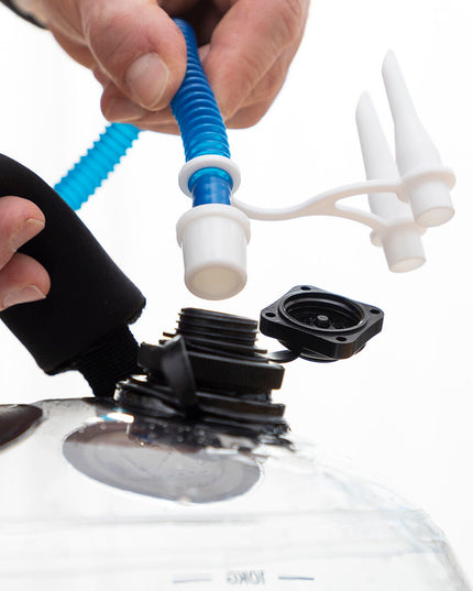 Water-filled Kettle Bell for Fitness Training with Exercise Guide