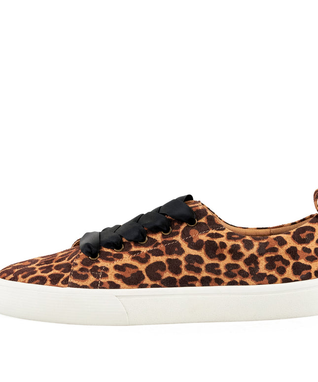 Women's Vancouver Wide Lace Sneaker Leopard