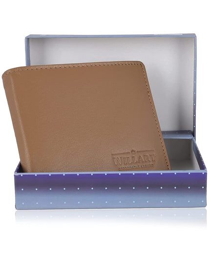 Willart Mens RFID Bifold Wallet | Leather Wallets For Men RFID