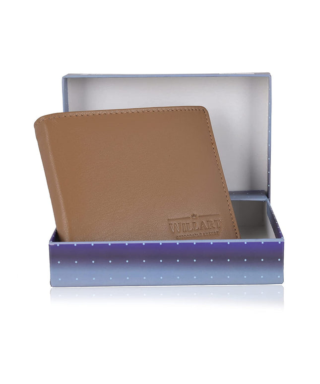 Willart Mens RFID Bifold Wallet | Leather Wallets For Men RFID