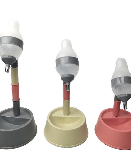 Automatic Pet Water Dispenser Stand Feeder Bowl Adjusting Height