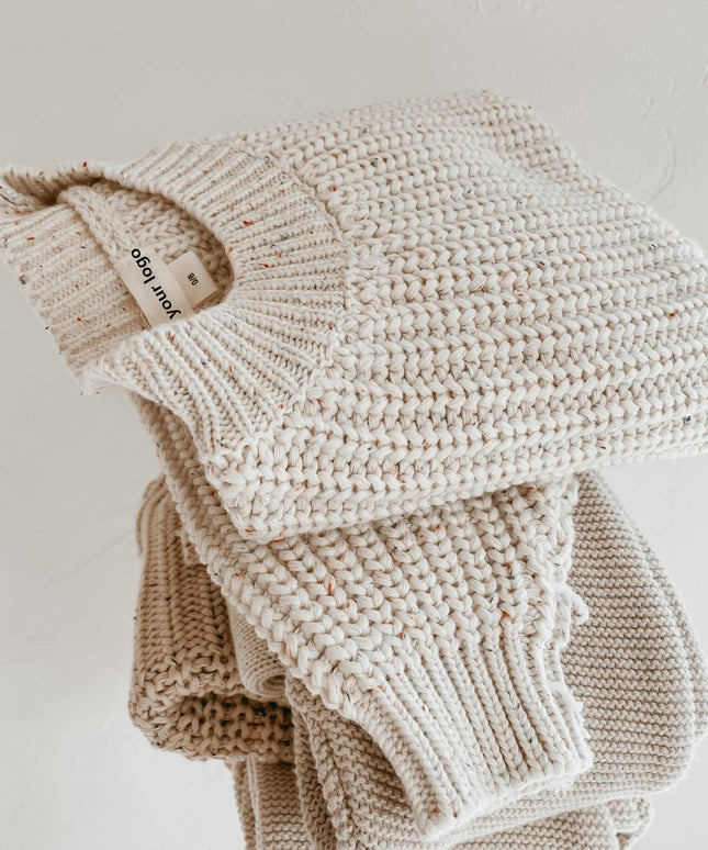 SnuggleThread™ – Cotton Knit Baby Sweater