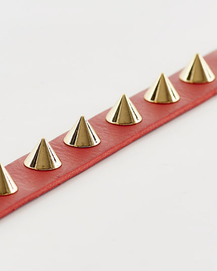 Golden Spike Red Collar
