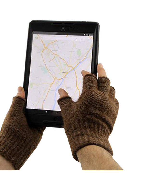 Alpaca Work/Play Fingerless Alpaca Gloves