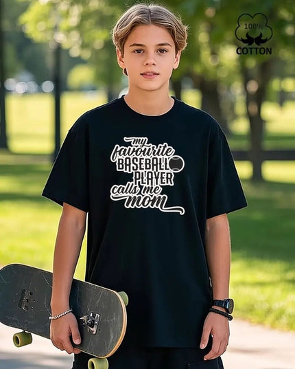 Versatile Men T-Shirt With Letter Prints