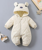 Bear Head Hat White