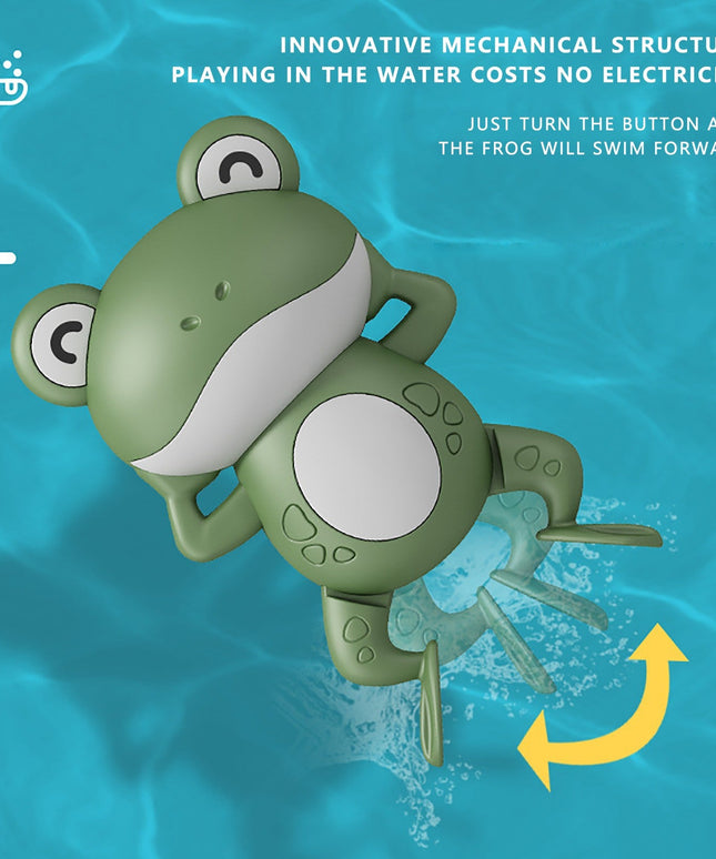 Floating Little Frog Bath Toy For Baby Bathroom