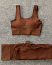 M / Dark Coffee Square Neck
