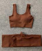 Dark Coffee Square Neck