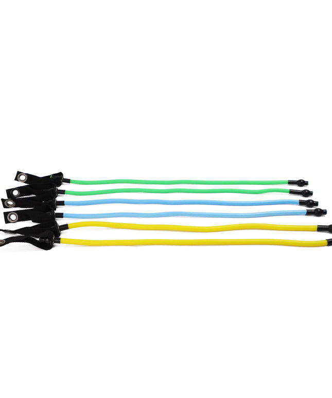 Portable Exercise Bar with Resistance Bands