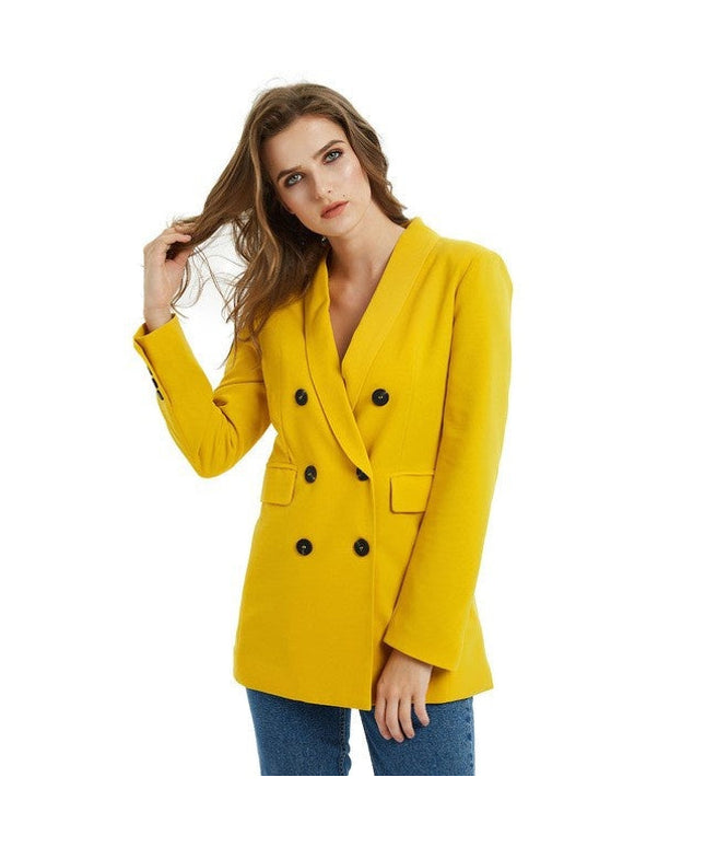 Suit Blazer Jacket For Women Long Coat Suits Office Ladies