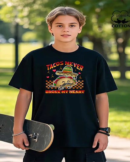 Trendy Cartoon Printed Men T-Shirt