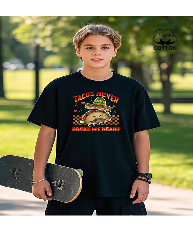 Trendy Cartoon Printed Men T-Shirt
