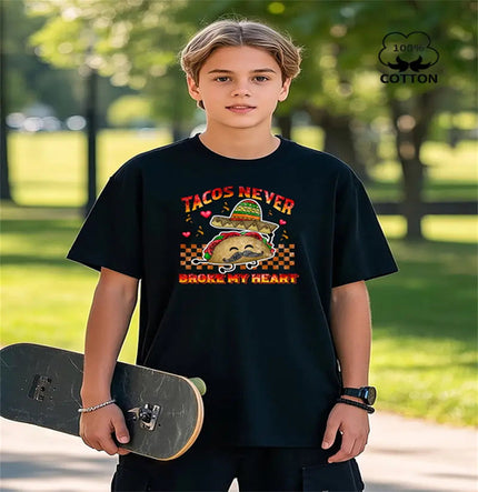 Trendy Cartoon Printed Men T-Shirt