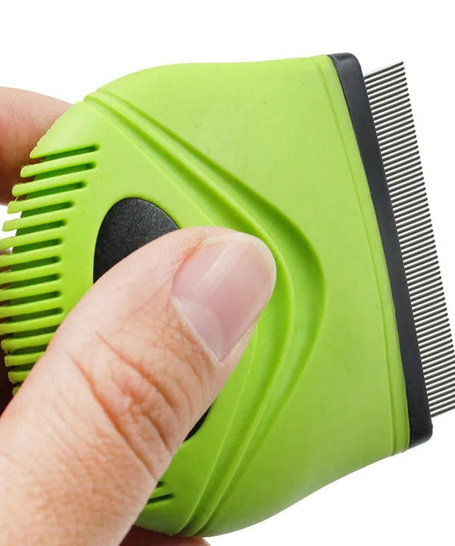 Pet Life 'Grazer' Handheld Travel Grooming Cat And Dog Flea And Tick