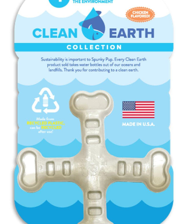 Crossbones Clean Earth Recycled Dog Toy
