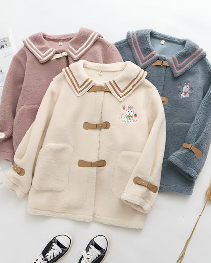 Youth Lamb Coat Rabbit