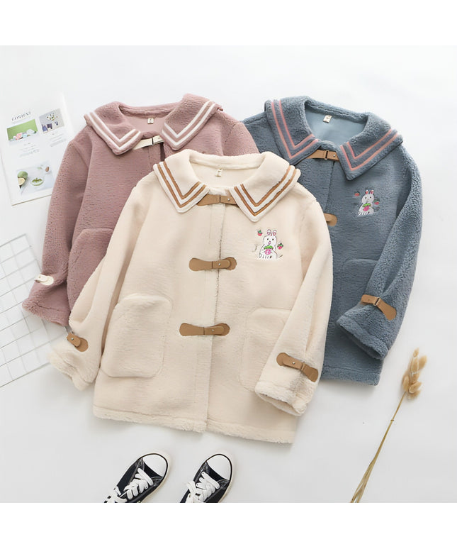 Youth Lamb Coat Rabbit