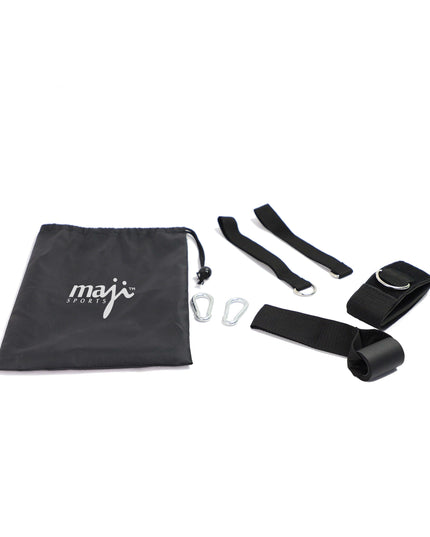Portable Exercise Bar with Resistance Bands