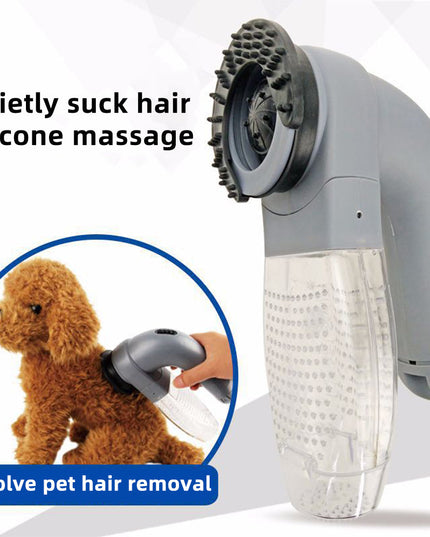 Electric Pet Hair Portable Pet Massage Cleaning Brush