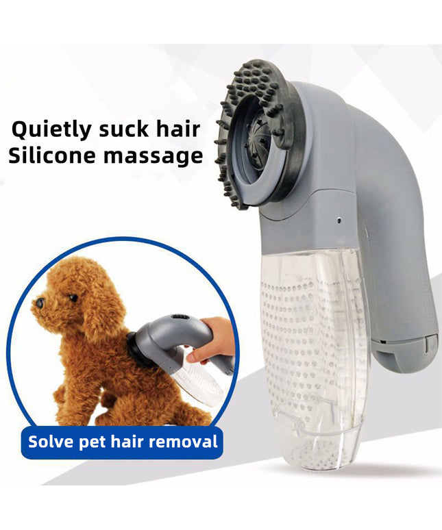 Electric Pet Hair Portable Pet Massage Cleaning Brush