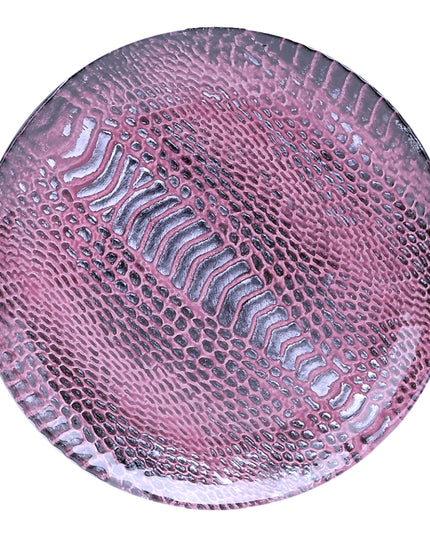 Set/4 Snakeskin 6" Canapé Plates