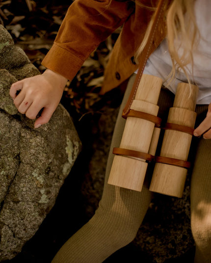 QToys Australia (USA) Wooden Binoculars