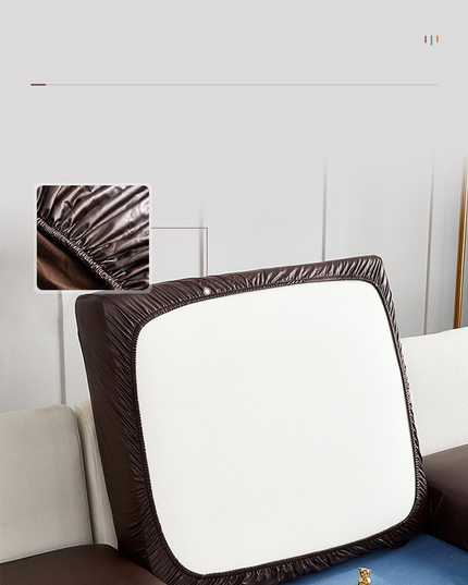 LuxFit™ – Elastic Waterproof Leather-Style Sofa Slipcover