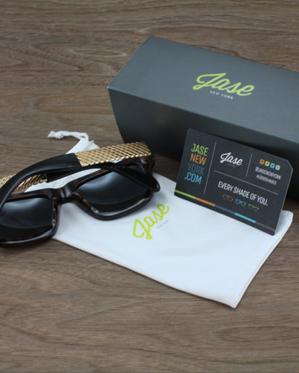 Jase New York Royce Sunglasses in Havana
