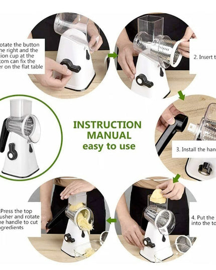 Multi-functional Stainless Steel Kitchen Slicer Grater Kit