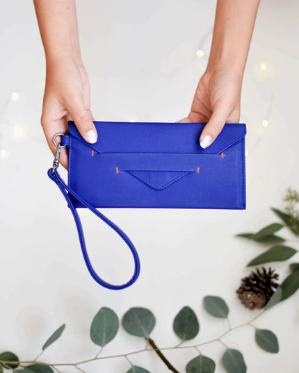 Delancey Wristlet Wallet - Royal Blue