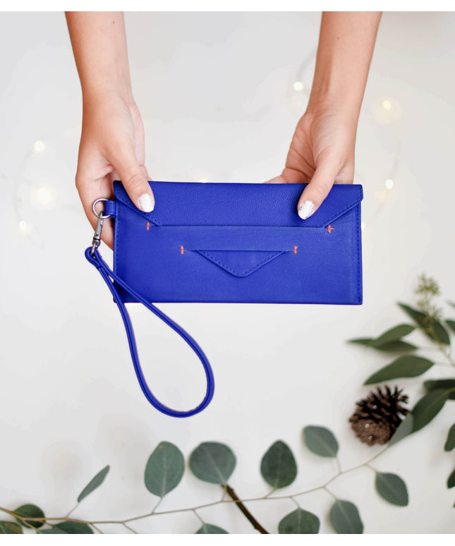 Delancey Wristlet Wallet - Royal Blue