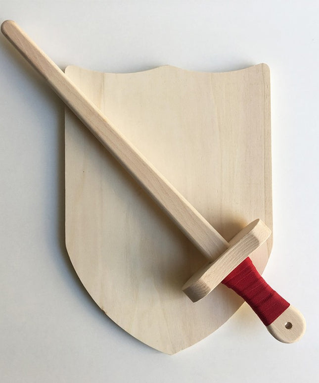 Arthur Pack - Wooden sword and shield