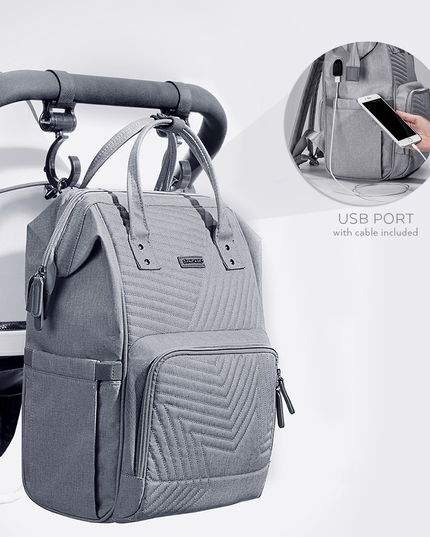 Quilted Diaper Baby Backpack