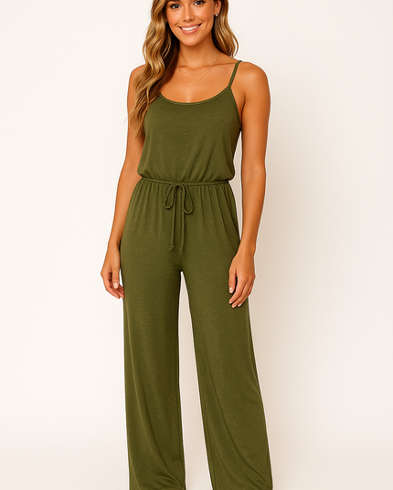 Women's suspenders jumpsuit