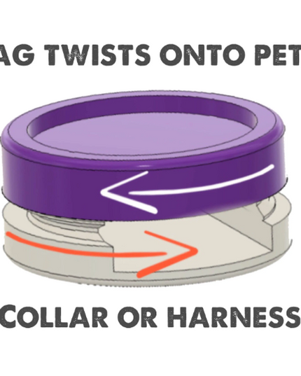 Wholesale pack of 20 QR Code Pet ID Tags with Free Pet Profile