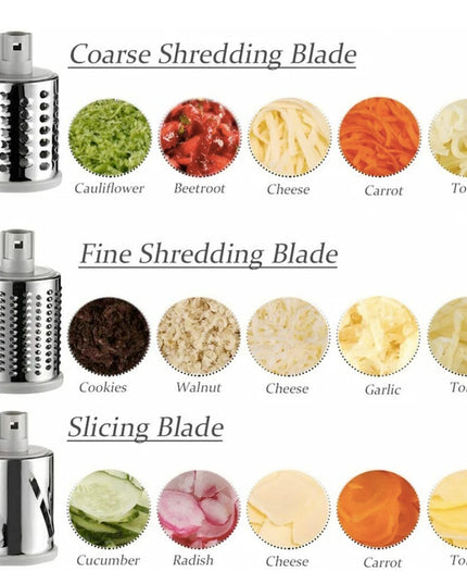 Multi-functional Stainless Steel Kitchen Slicer Grater Kit
