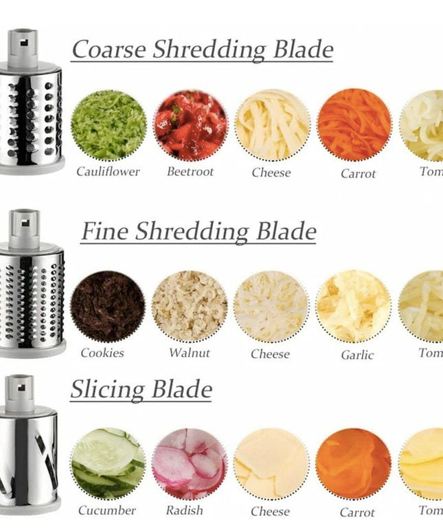 Multi-functional Stainless Steel Kitchen Slicer Grater Kit