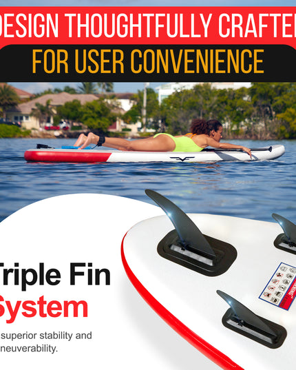 Shark Flight 10' Stand Up Paddle Board with Accessories