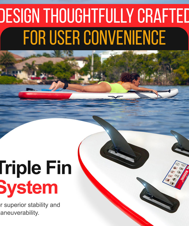 Shark Flight 10' Stand Up Paddle Board with Accessories