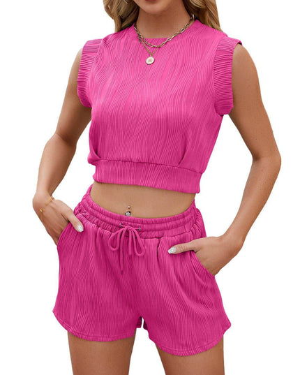 Wave Pattern Design Suit Set Women