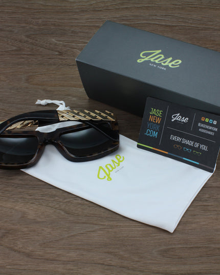 Jase New York Casero Sunglasses in Havana