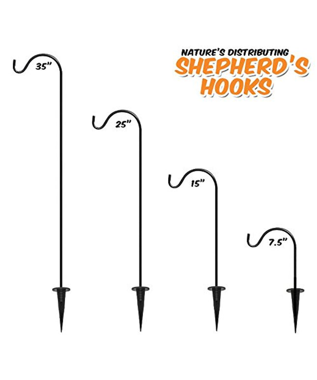Shepherd's Hooks Garden Stakes -Set of 4