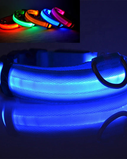 USB RECHARGEABLE LED PET DOG COLLAR